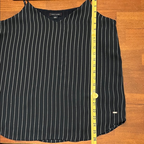 Tommy Hilfiger Dark Blue and White Pinstripe Camisole - Picture 6 of 6